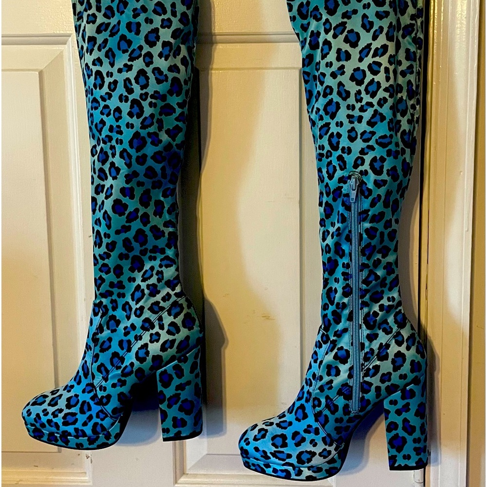Thigh High Stretch Boots size 9
